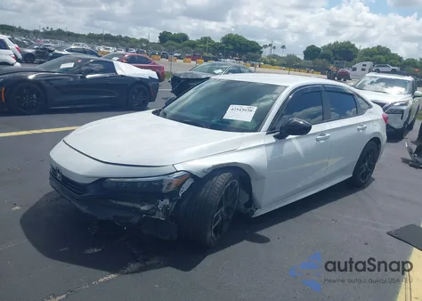 2022 Honda Civic Sport z USA, uszkodzony, nr VIN 2HGFE2F57NH503152